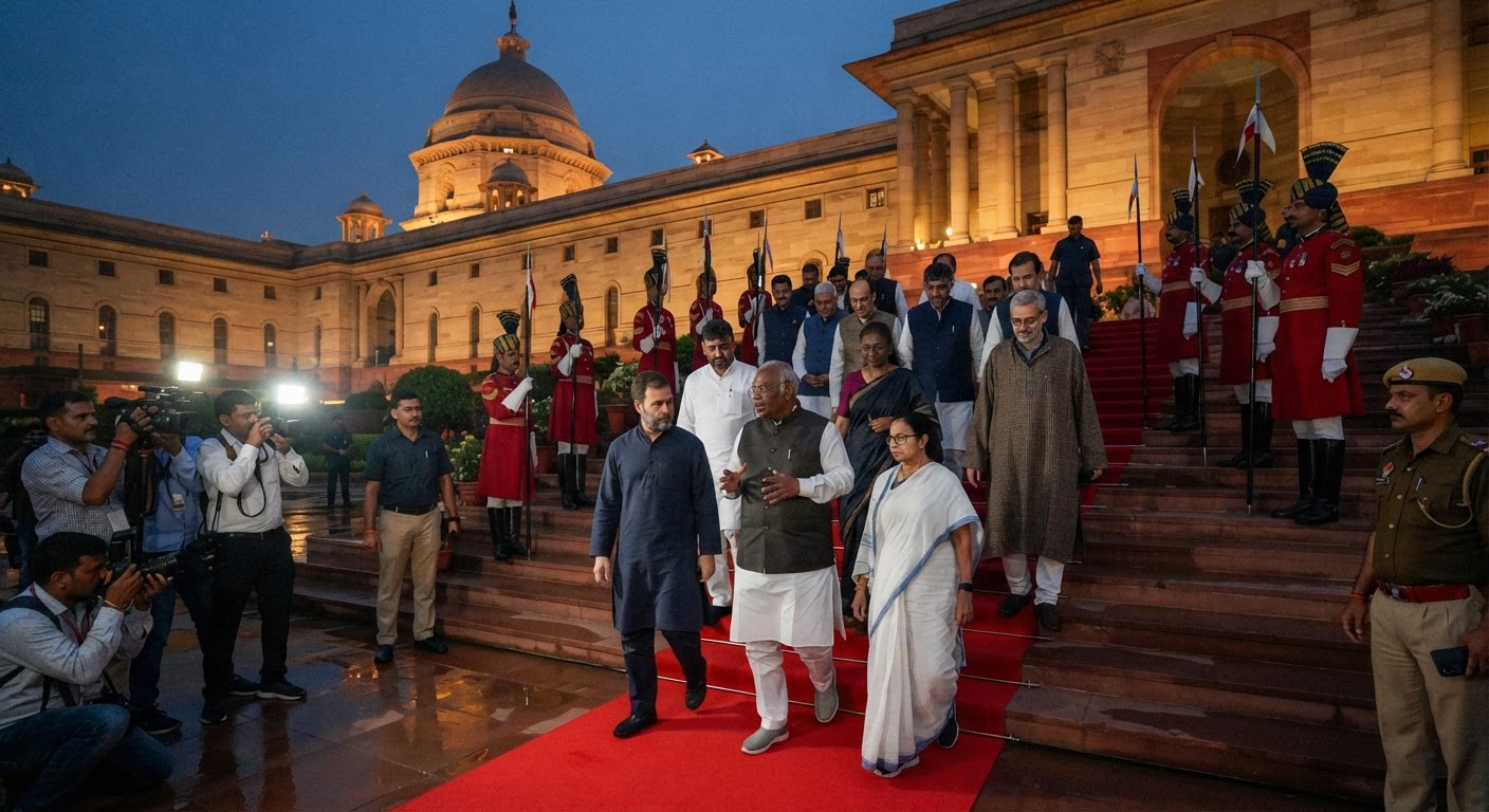 वोट चोरी के आरोपों पर राष्ट्रपति से मिले विपक्षी नेता, अब सुप्रीम कोर्ट जाएंगे