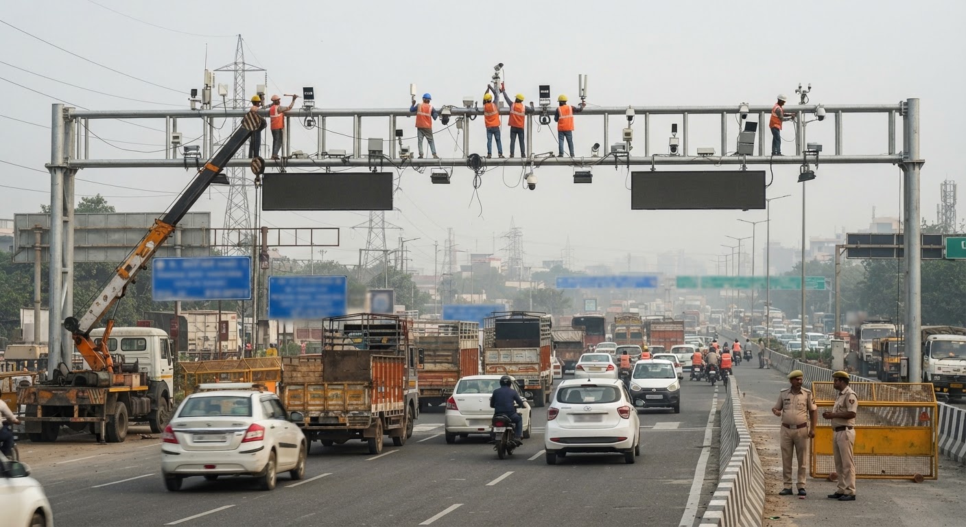 दिल्ली के 20 एंट्री पॉइंट्स पर लगेगा फ्री फ्लो टोल सिस्टम, ट्रैफिक जाम से मिलेगी राहत