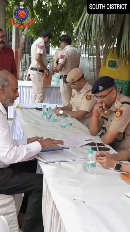 साउथ डिस्ट्रिक्ट पुलिस की पहल: 'जन सुनवाई' से दूर होंगी आम जनता की शिकायतें