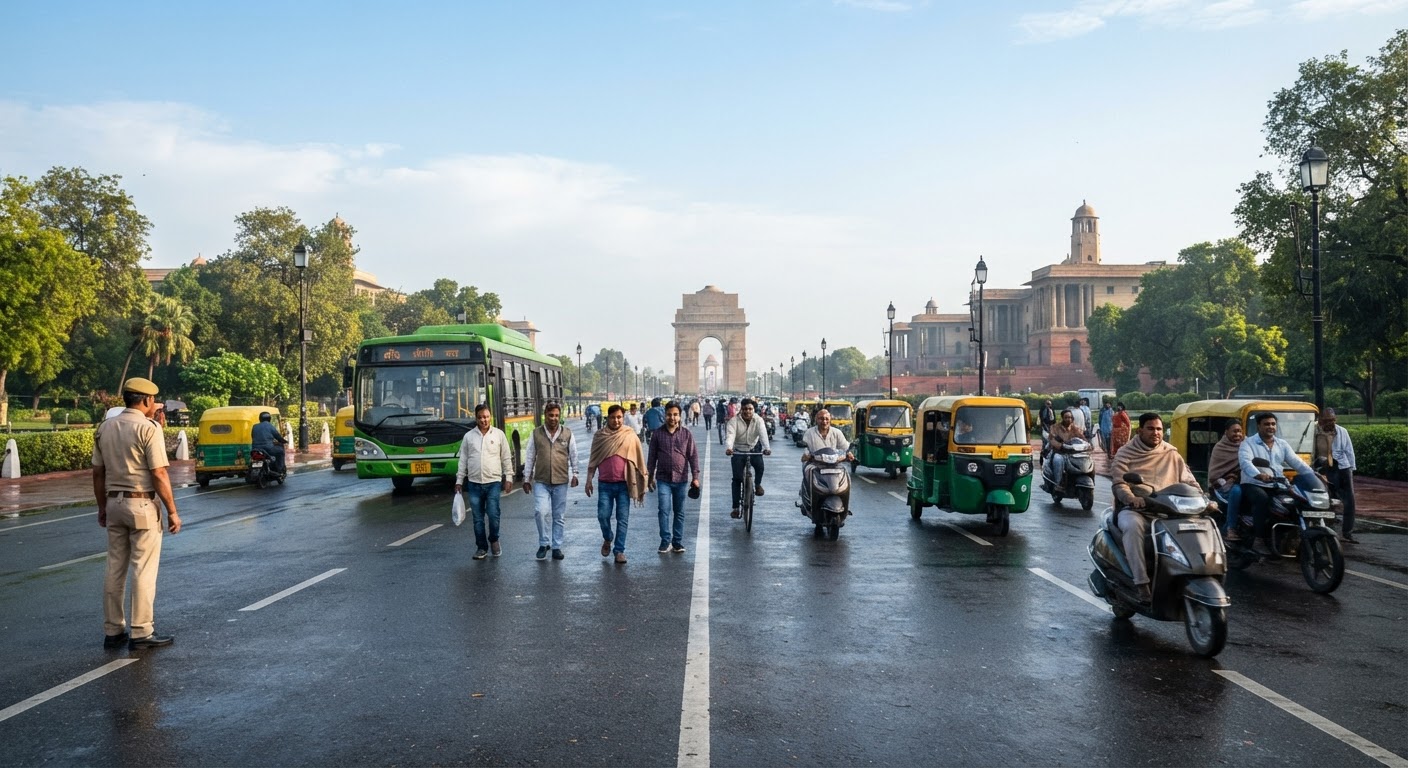 दिल्ली की हवा हुई साफ: भारी बारिश और सरकारी एक्शन से AQI गिरा, मिला सालों का रिकॉर्ड