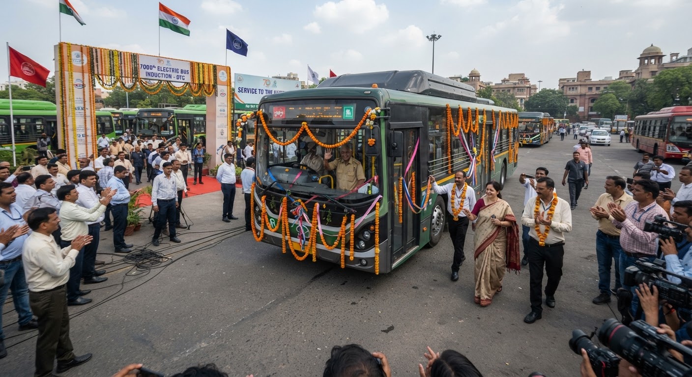 दिल्ली की सड़कों पर दौड़ेंगी 200 नई इलेक्ट्रिक बसें, बेड़े में अब होंगे 7,000 वाहन