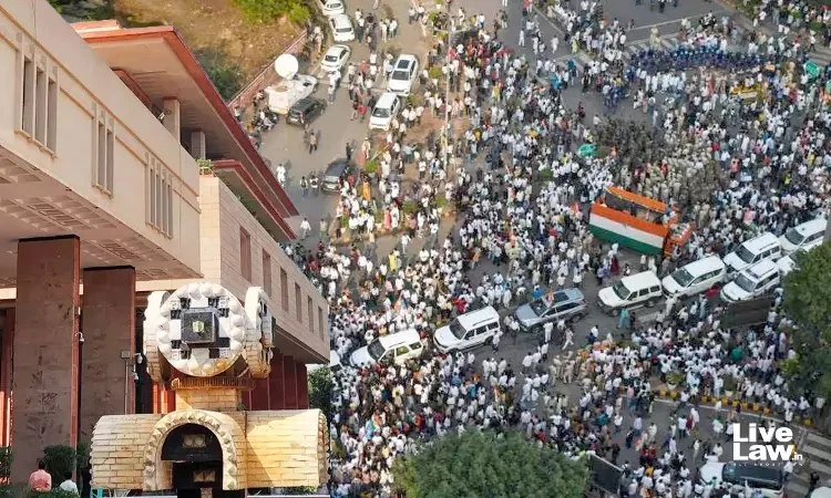 दिल्ली में विरोध प्रदर्शनों से बढ़ रही मुसीबत, हाई कोर्ट ने केंद्र सरकार से मांगा जवाब