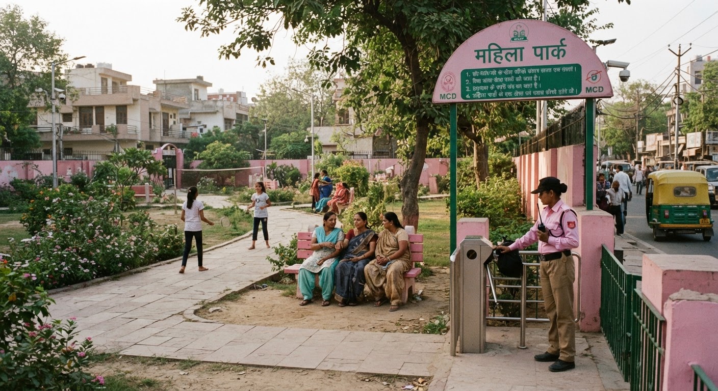 हर वार्ड में बनेंगे महिलाओं के लिए 'पिंक पार्क', MCD उठाएगी सुरक्षा कदम