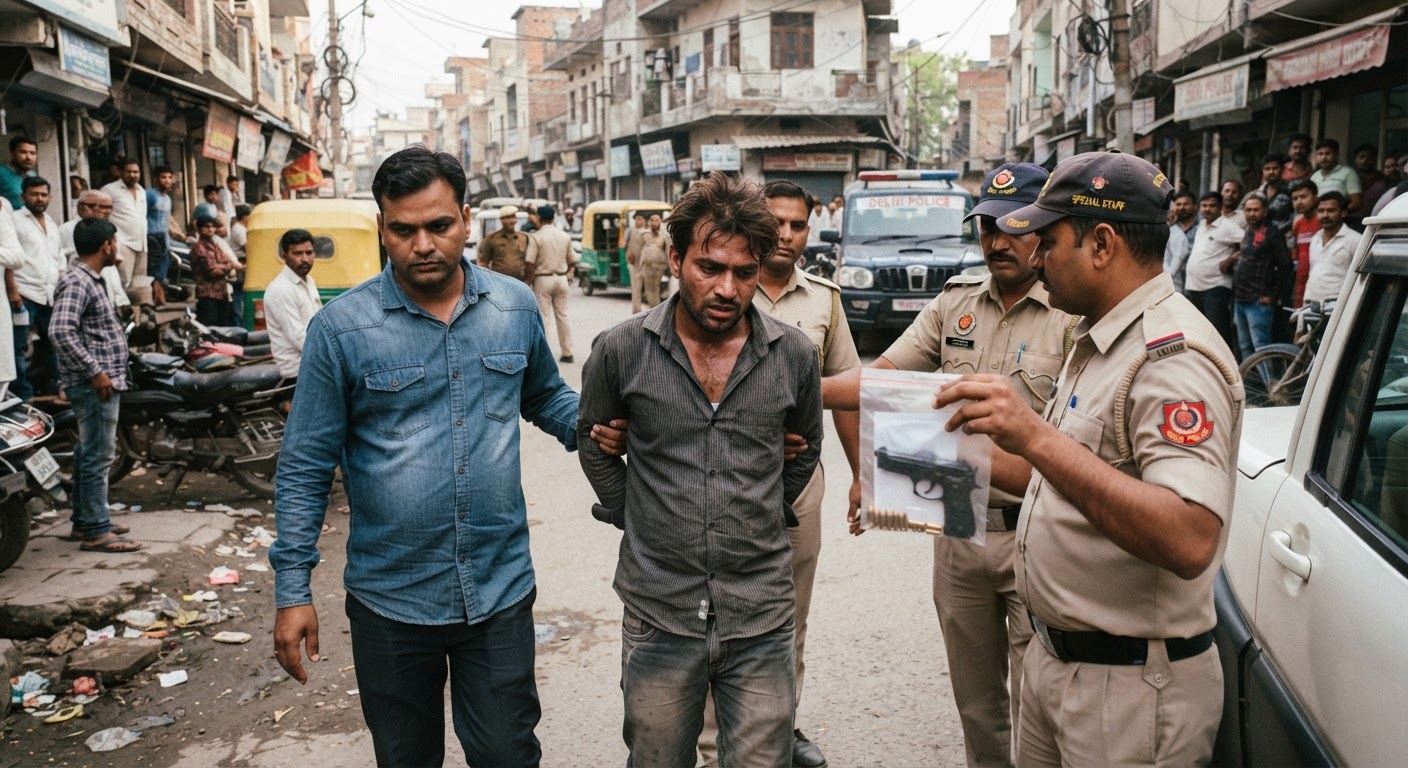 सुल्तानपुरी में दिल्ली पुलिस की बड़ी कार्रवाई, हिमांशु भाऊ गैंग का गुर्गा गिरफ्तार