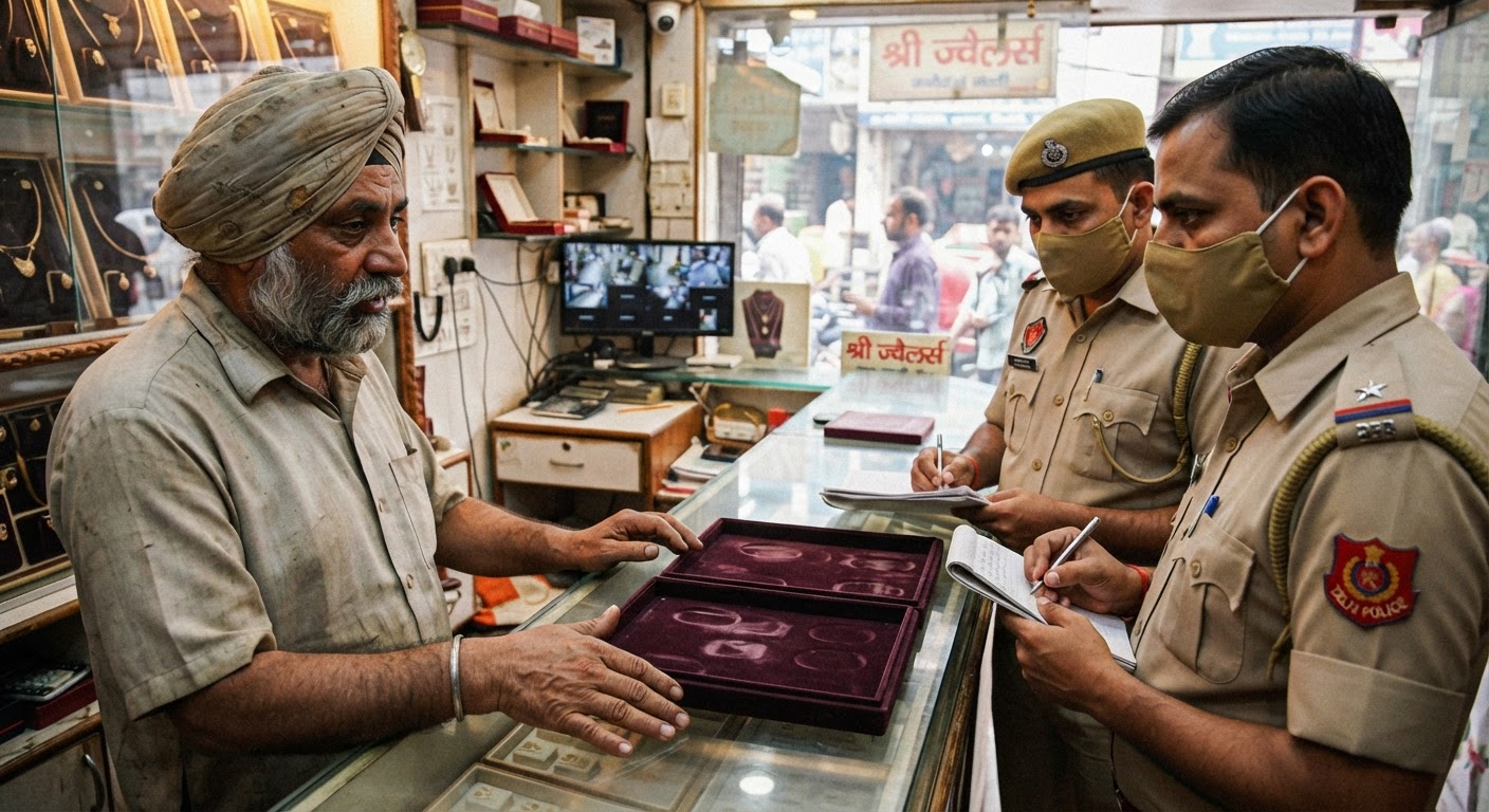 दिल्ली: ज्वेलरी शॉप में नौकरी कर चोरी करने वाले दो शातिर गिरफ्तार