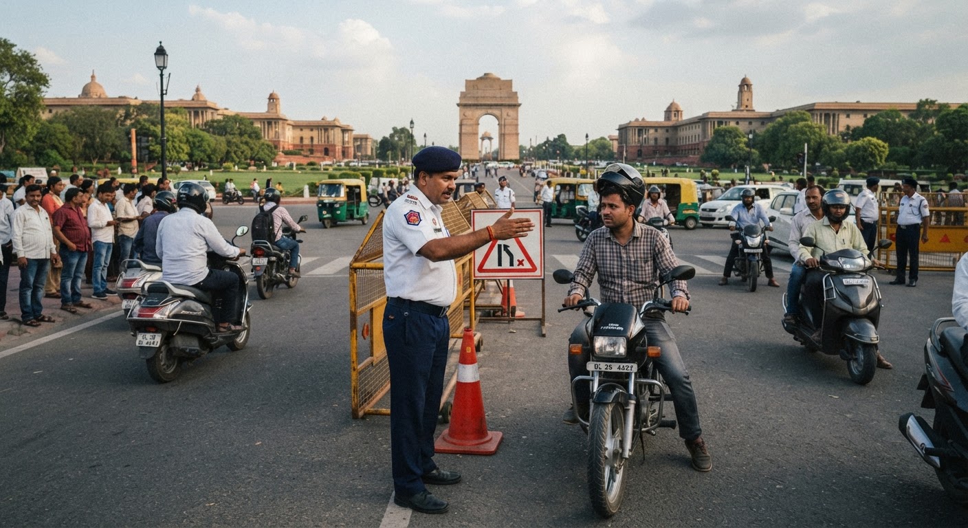 दिल्ली ट्रैफिक पुलिस की एडवाइजरी: 12 अक्टूबर को बदल सकते हैं शहर के रास्ते