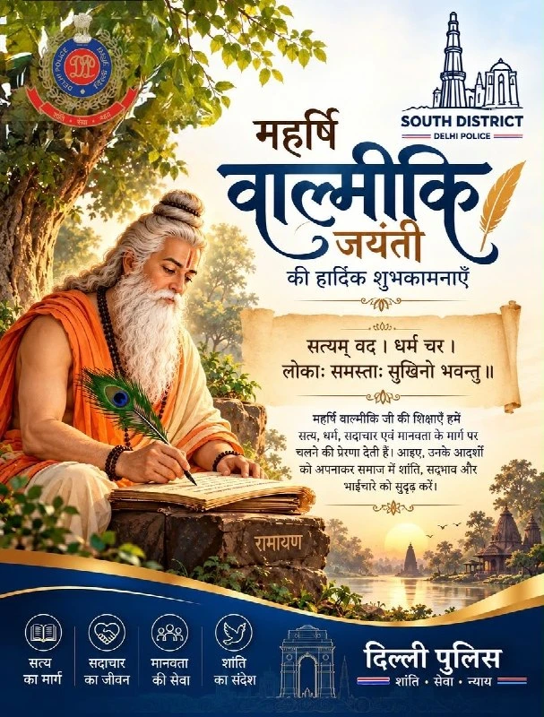 महर्षि वाल्मीकि जयंती: देशभर में श्रद्धा के साथ उत्सव, सीएम योगी ने बिठूर को दी 411 करोड़ की सौगात