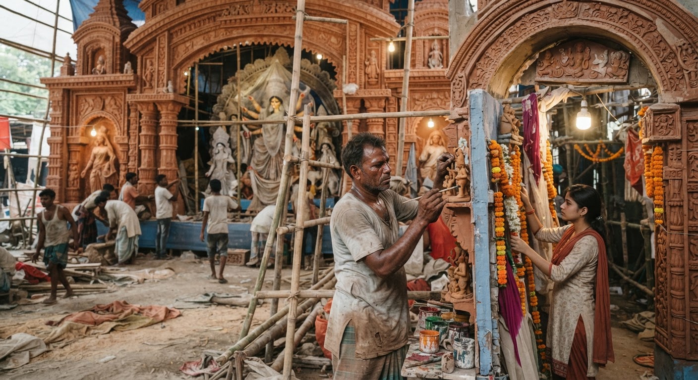 NCR दुर्गा पूजा 2026: पंडालों में दिखेंगे सांस्कृतिक रंग, प्रकृति और देशभक्ति की थीम पर जोर