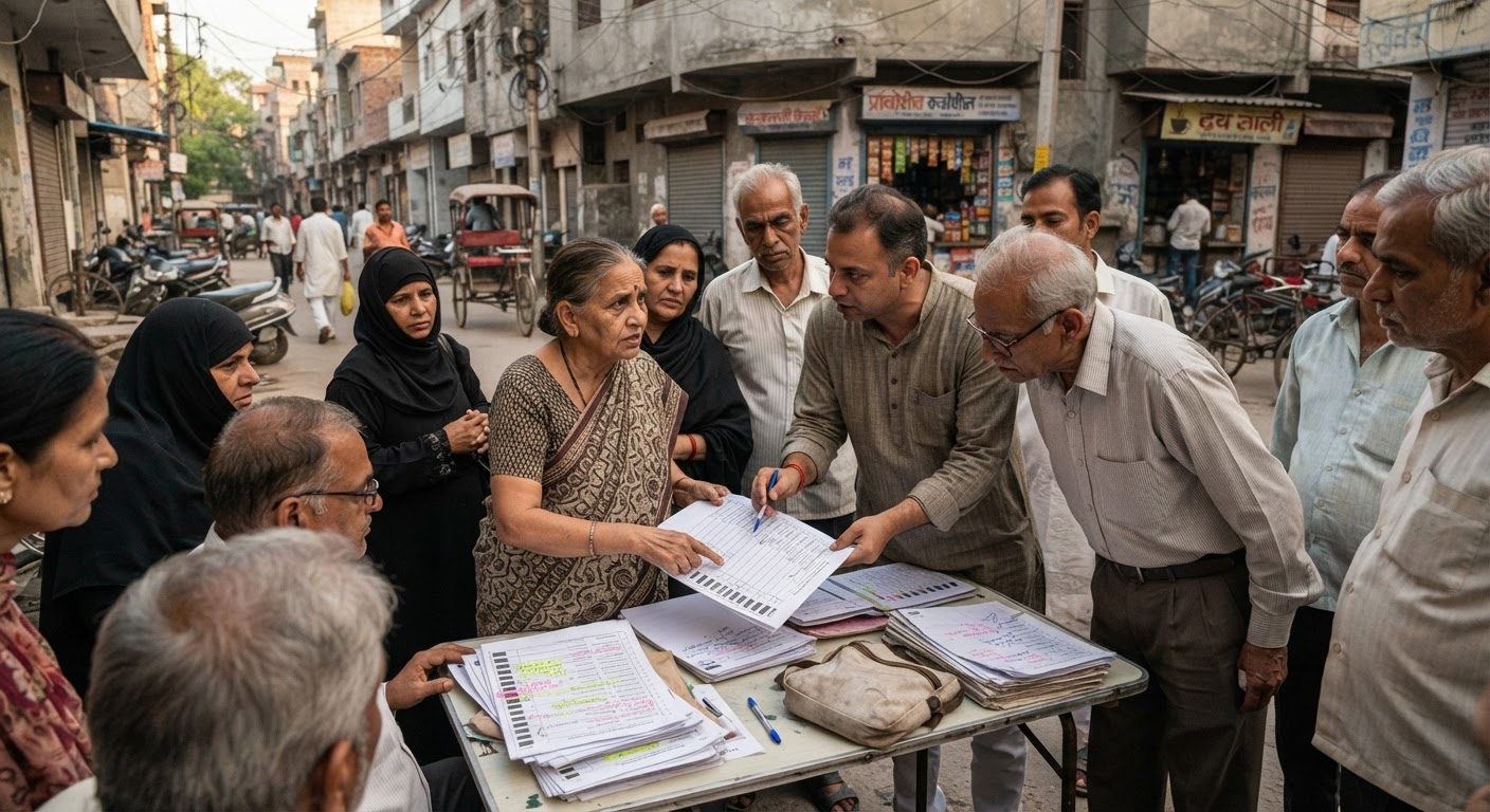 ओखला वोटर लिस्ट ऑडिट में बड़ा खुलासा: 100 वैध वोटरों के नाम गलत तरीके से हटाए गए