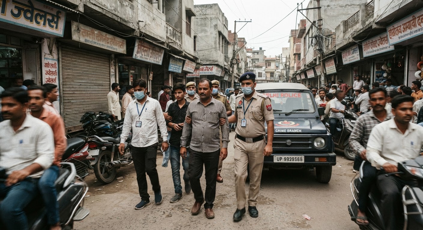 करोड़ों की गोल्ड ज्वेलरी धोखाधड़ी: दिल्ली क्राइम ब्रांच ने आगरा से 3 आरोपियों को दबोचा