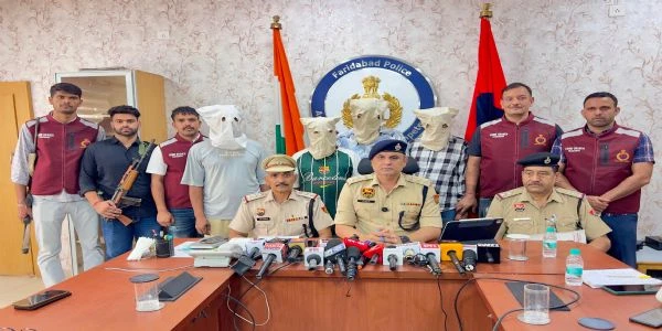 फरीदाबाद: पिस्टल की नोक पर बंधक बनाकर 1 करोड़ की लूट, 4 आरोपी गिरफ्तार