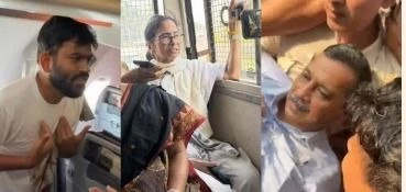 CEC के इस्तीफे की मांग पर बवाल, दिल्ली पुलिस ने ममता बनर्जी और अरविंद केजरीवाल को लिया हिरासत में