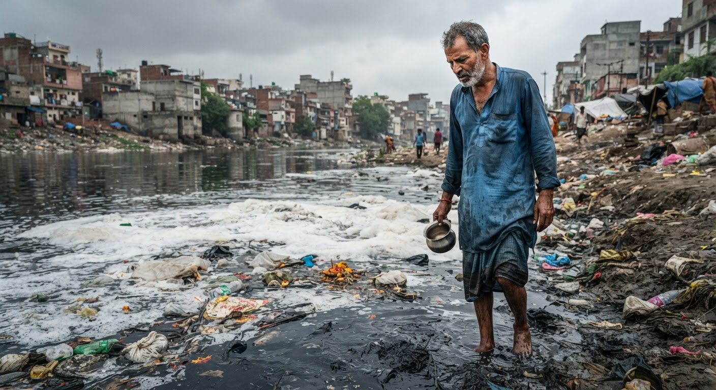मानसून की बारिश भी नहीं आई काम, सितंबर में और जहरीली हुई यमुना