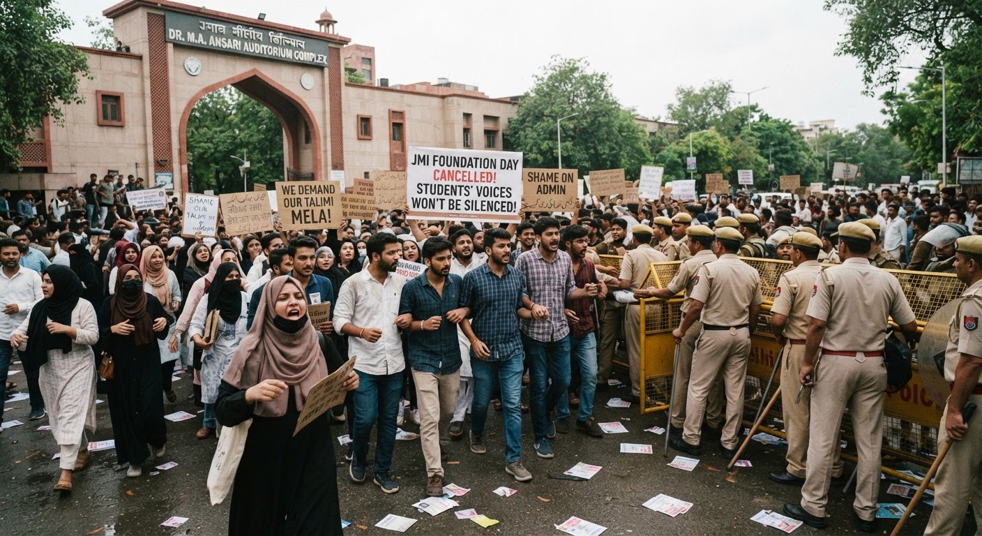 छात्र विरोध प्रदर्शन के बीच जामिया मिलिया इस्लामिया ने रद्द किया फाउंडेशन डे इवेंट