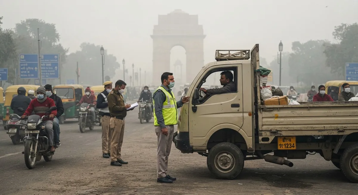 दिल्ली में प्रदूषण नियंत्रण उपाय लागू: BS-VI मानक न मानने वाले वाहनों की एंट्री बंद, लगेगा भारी जुर्माना