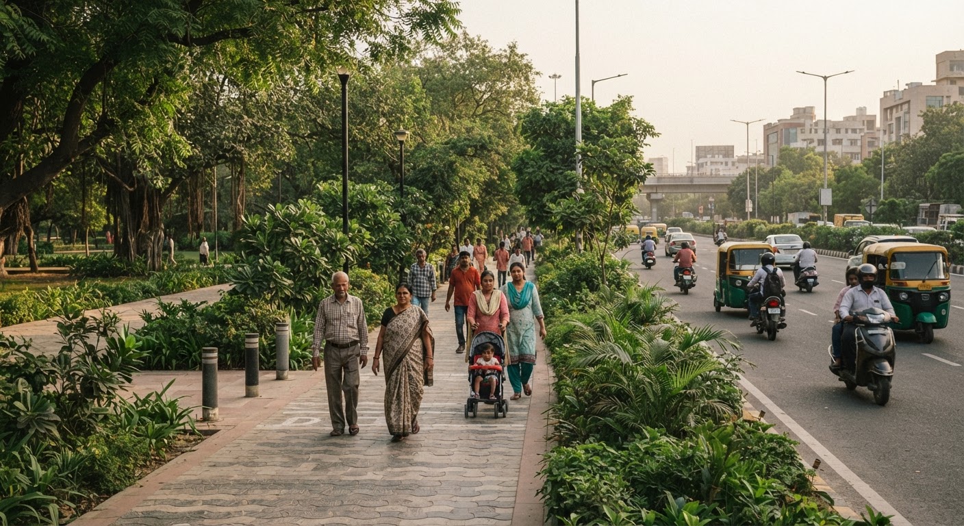 दिल्ली में पैदल यात्रियों की सुरक्षा के लिए सरकार बनाएगी 'शैडो रोड्स' नेटवर्क