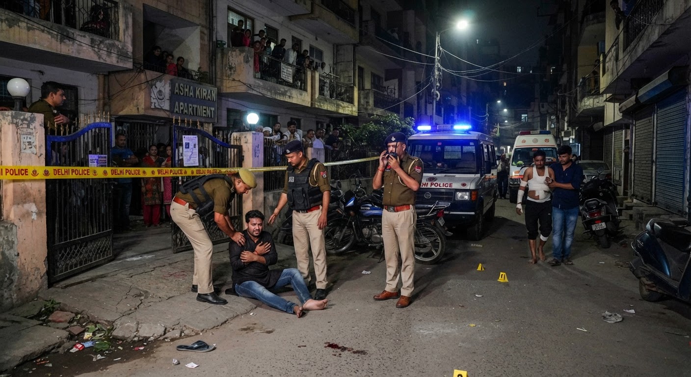 गोविंदपुरी में दो गुटों के बीच खूनी संघर्ष, फायरिंग और चाकूबाजी में 3 घायल