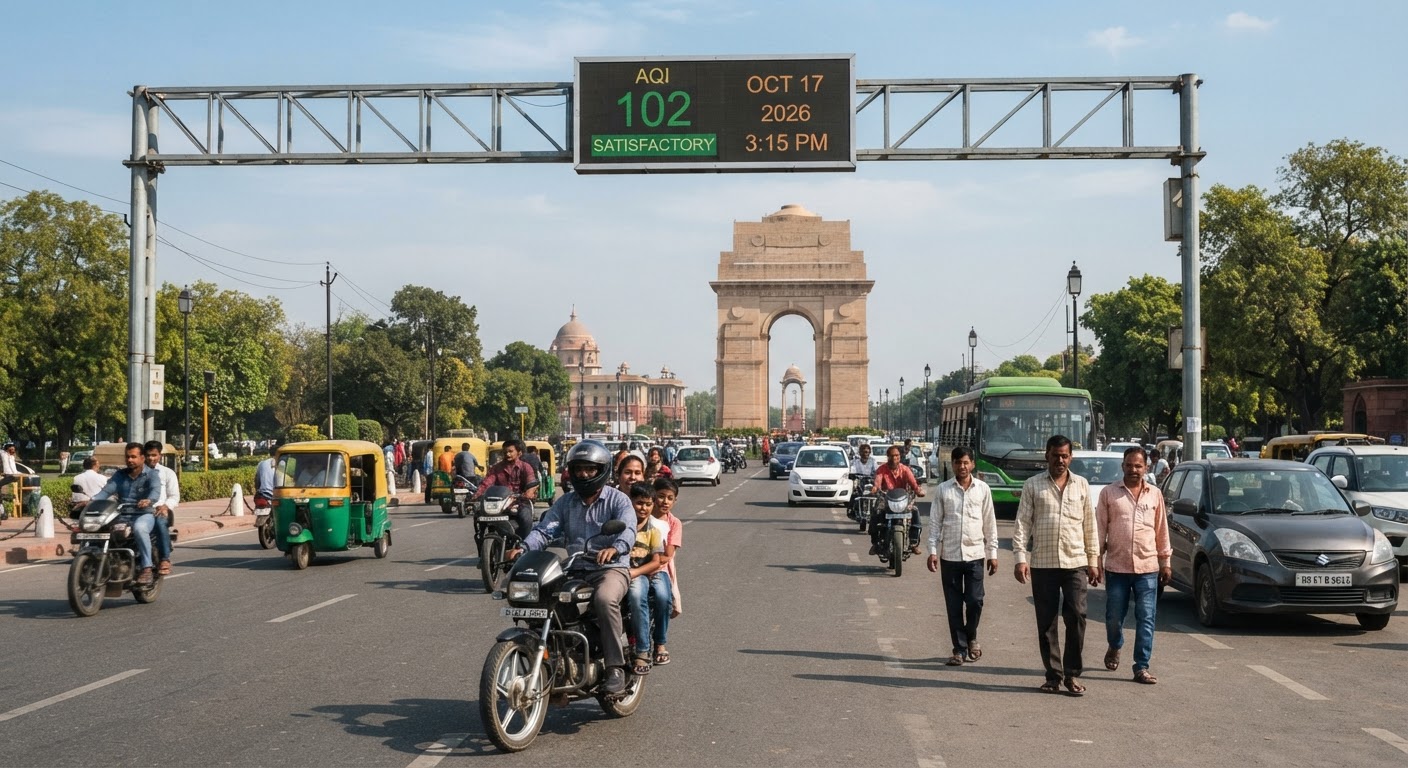 दिल्ली में 211 दिन रही साफ हवा, टूटा कई सालों का रिकॉर्ड