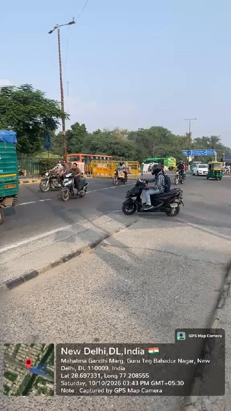 हकीकत नगर नाला पर ट्रैफिक व्यवस्था हुई सामान्य, दिल्ली पुलिस ने दी अपडेट