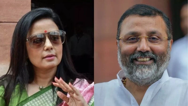 निशिकांत दुबे मानहानि केस: महुआ मोइत्रा और पूर्व वित्त सचिव गर्ग हटाएंगे विवादित बयान