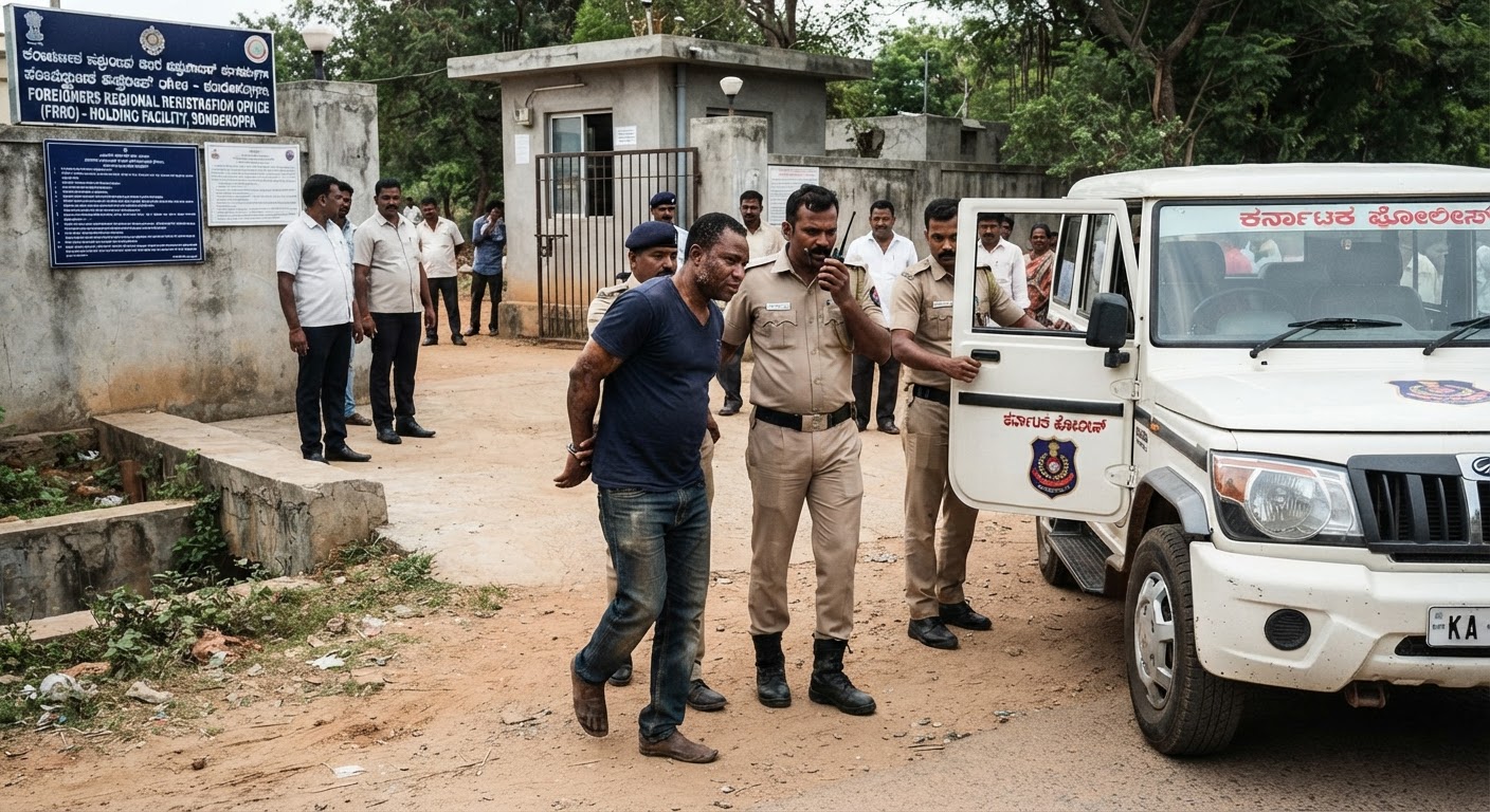 बेंगलुरु: FRRO होल्डिंग सेंटर में सुरक्षाकर्मियों पर हमला, नाइजीरियाई नागरिक गिरफ्तार