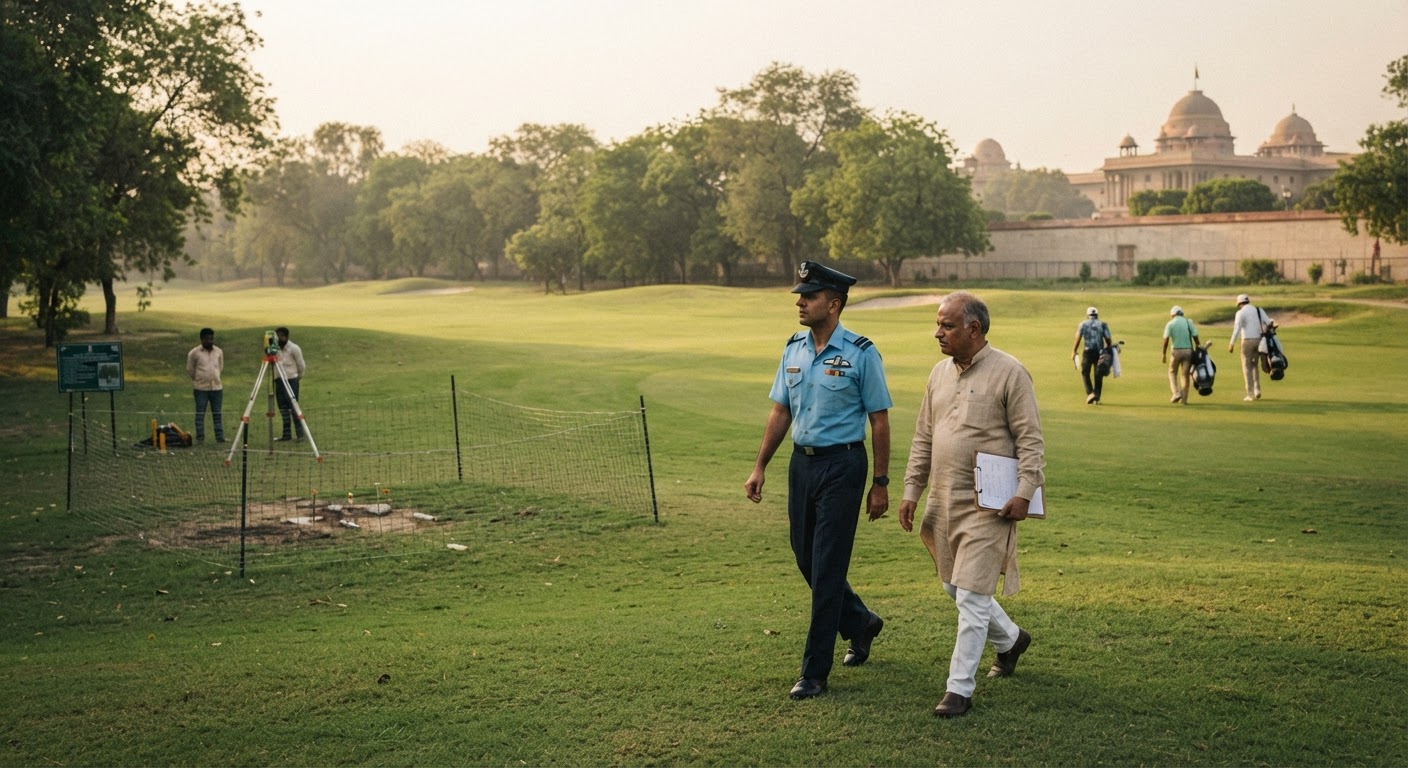 लोक कल्याण मार्ग: एयरफोर्स गोल्फ कोर्स की जमीन वापस लेगा केंद्र, MoHUA को होगा ट्रांसफर