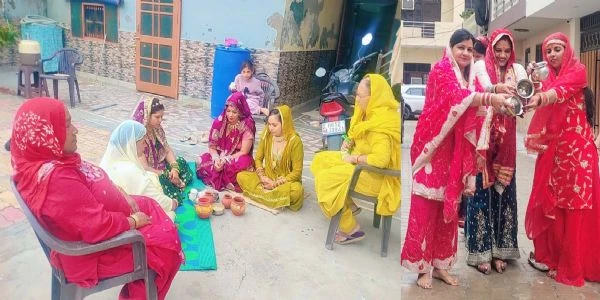 गुरुग्राम में श्रद्धा और उल्लास के साथ मनाया गया करवाचौथ, पति की दीर्घायु की कामना