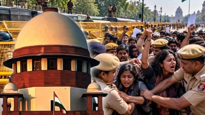 सुप्रीम कोर्ट का बड़ा आदेश: दिल्ली से हटेंगे बैरिकेड्स, मेट्रो और इंटरनेट सेवाएं रहेंगी सामान्य
