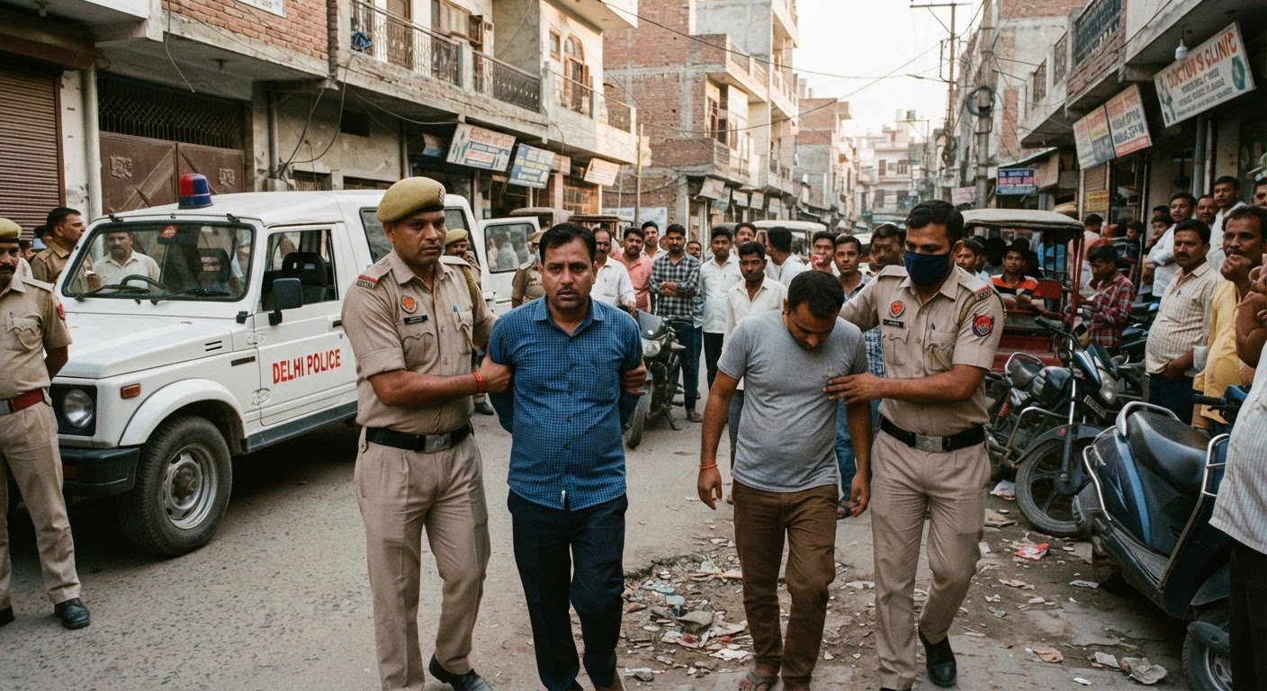 बाहरी जिला पुलिस की बड़ी कार्रवाई, कोर्ट द्वारा घोषित दो भगोड़े गिरफ्तार