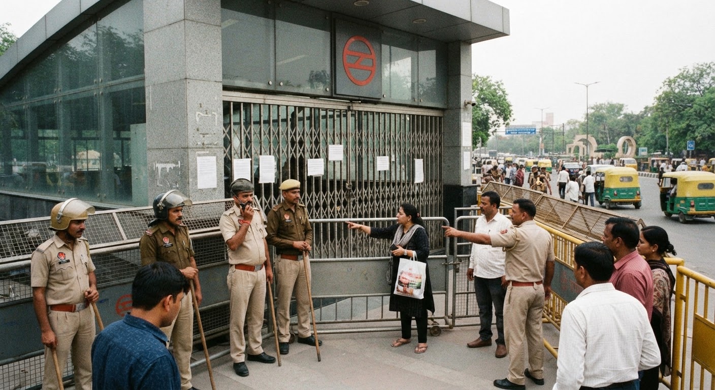 जंतर मंतर पर प्रदर्शनों से दिल्ली मेट्रो बेपटरी, अब पुलिस ने छीना विरोध का हक