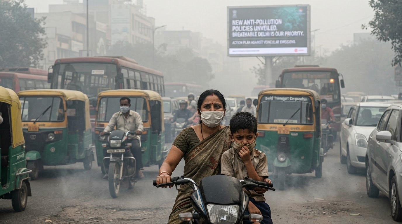 Delhi-NCR में गाड़ी के प्रदूषण से बच्चों को Asthma, सरकार लाई धांसू Action Plan