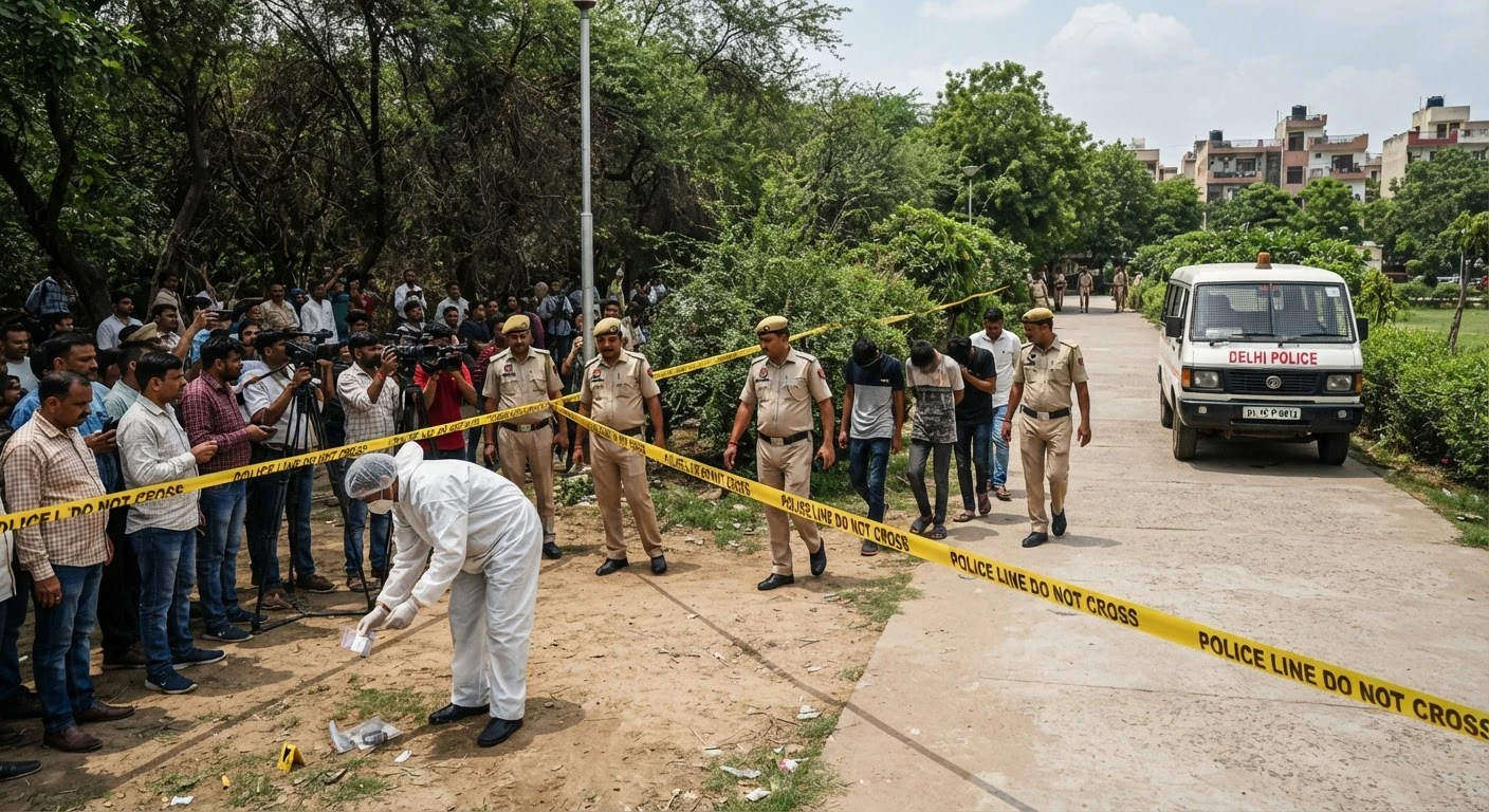 दिल्ली के पार्क में महिला से छेड़छाड़ का विरोध करने पर हत्या, 5 नाबालिग गिरफ्तार