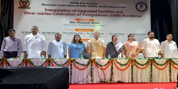 दिल्ली मेयर ने हिंदू राव अस्पताल में आधुनिक मेडिकल सुविधाओं का किया उद्घाटन