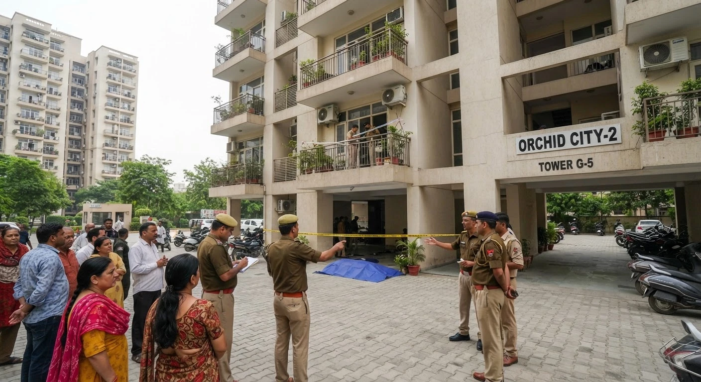 गाजियाबाद में दर्दनाक हादसा: 5वीं मंजिल से गिरकर महिला मनोचिकित्सक की मौत, सदमे में परिवार