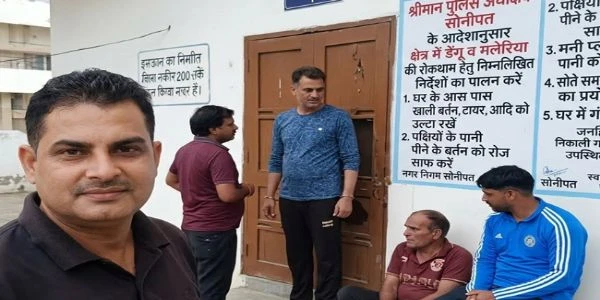 सोनीपत में ड्यूटी के दौरान दर्दनाक सड़क हादसे में हेड कांस्टेबल की मौत, चालक फरार