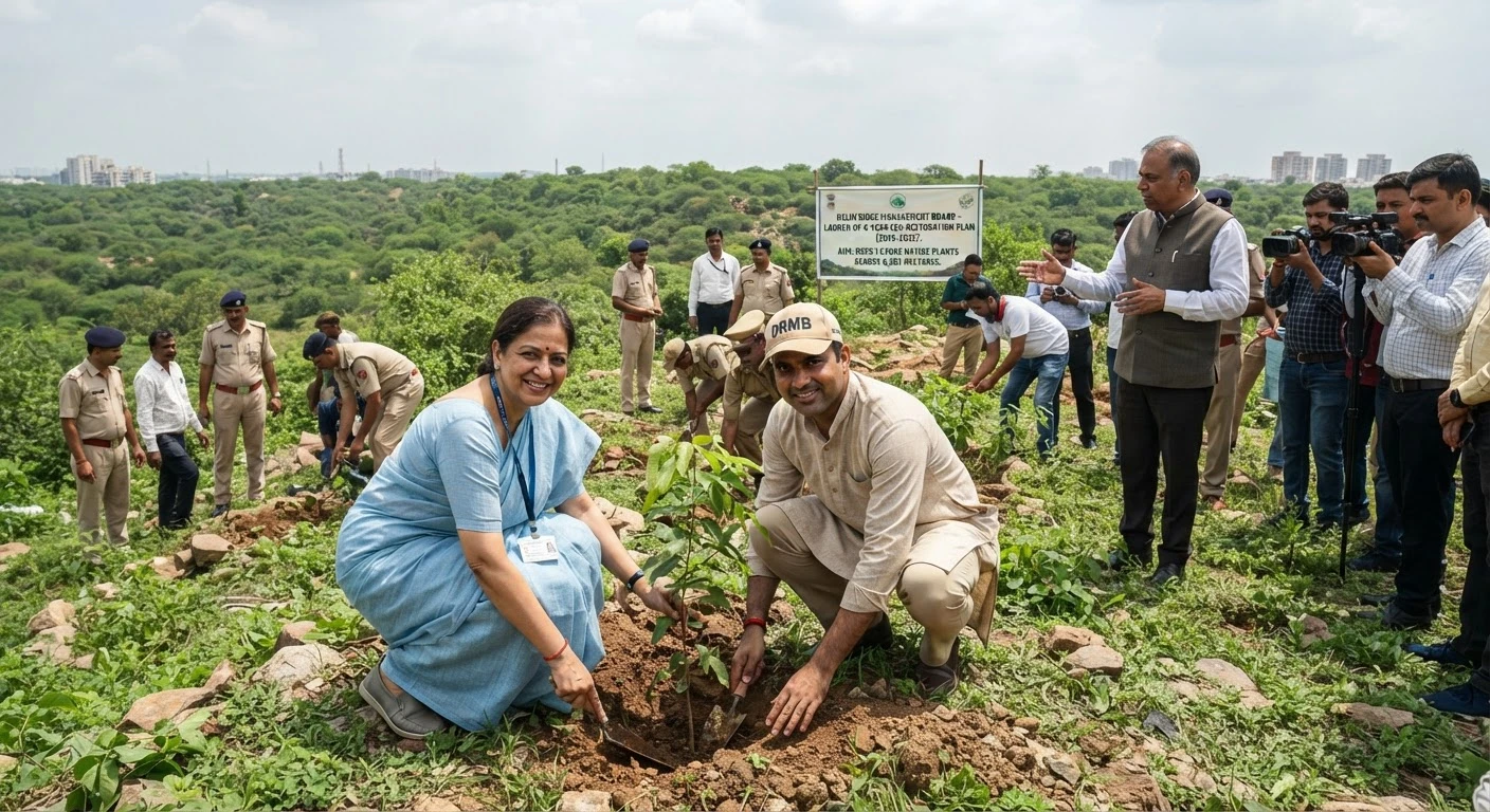 Delhi Ridge Board ने चार साल के Eco-Restoration Plan को दी मंजूरी, 6,303 हेक्टेयर में लगेंगे एक करोड़ से अधिक पौधे