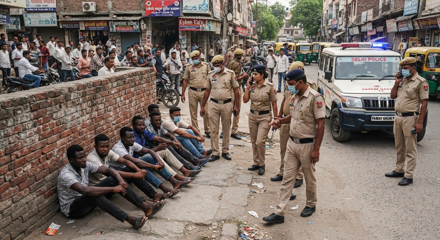 Delhi Police Action: वीज़ा खत्म होने पर 7 अफ्रीकी नागरिक हिरासत में, नाइजीरिया और घाना के लोग शामिल
