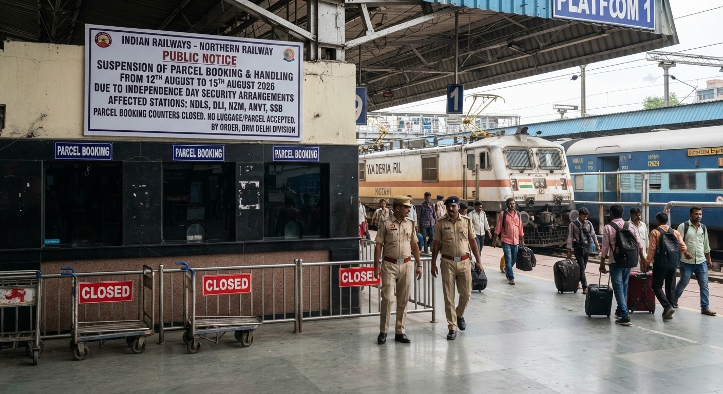 Independence Day Security: दिल्ली के 5 बड़े स्टेशनों पर Parcel Booking 4 दिन के लिए बंद, Jodhpur Yard Upgraded