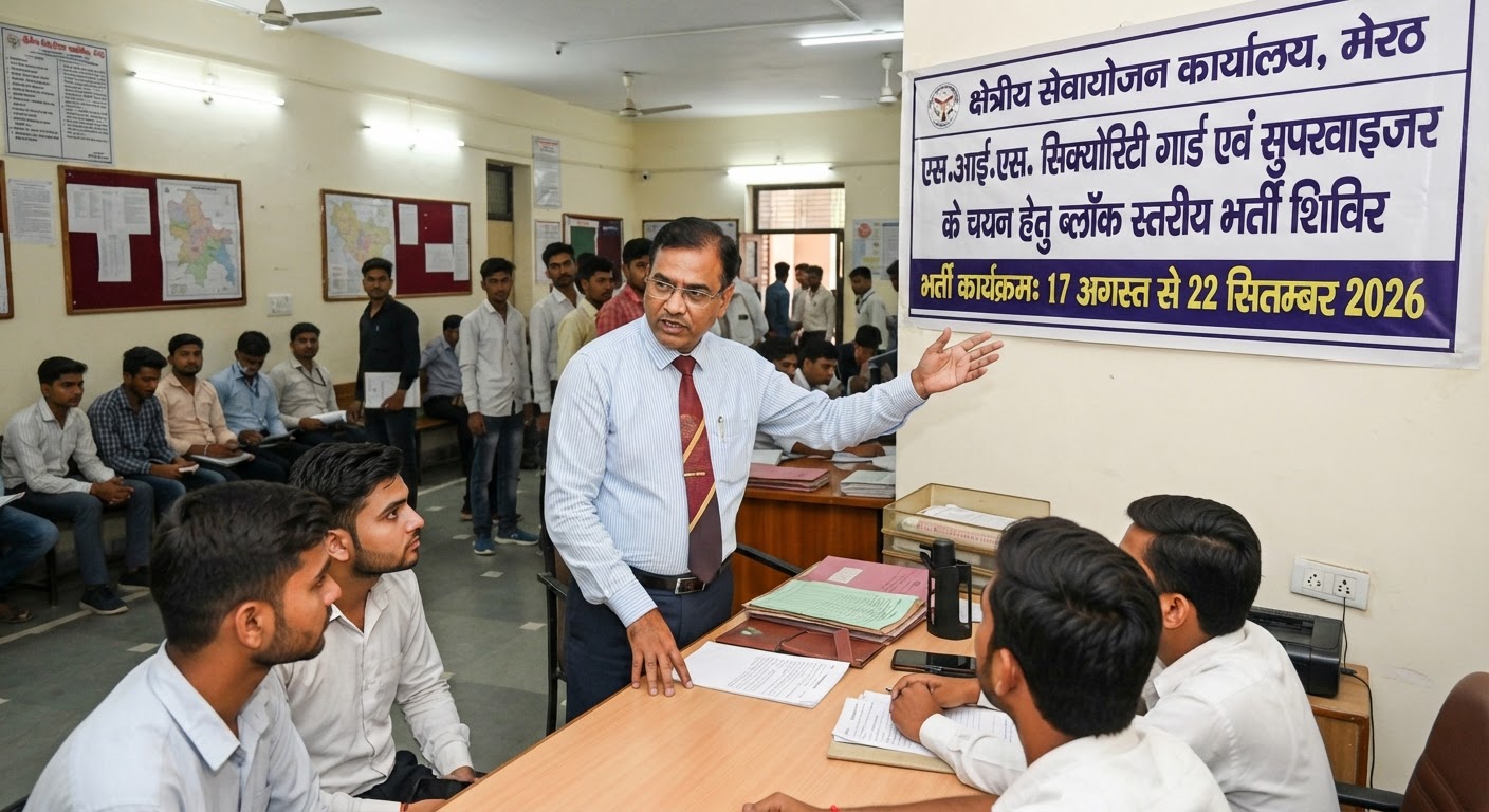 मेरठ में एसआईएस सिक्योरिटी भर्ती शिविर और स्वतंत्रता दिवस कार्यक्रमों का हुआ ऐलान