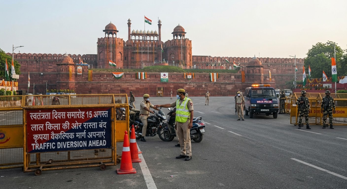 Independence Day 2024: गाजियाबाद और दिल्ली पुलिस ने जारी किया ट्रैफिक डायवर्जन प्लान