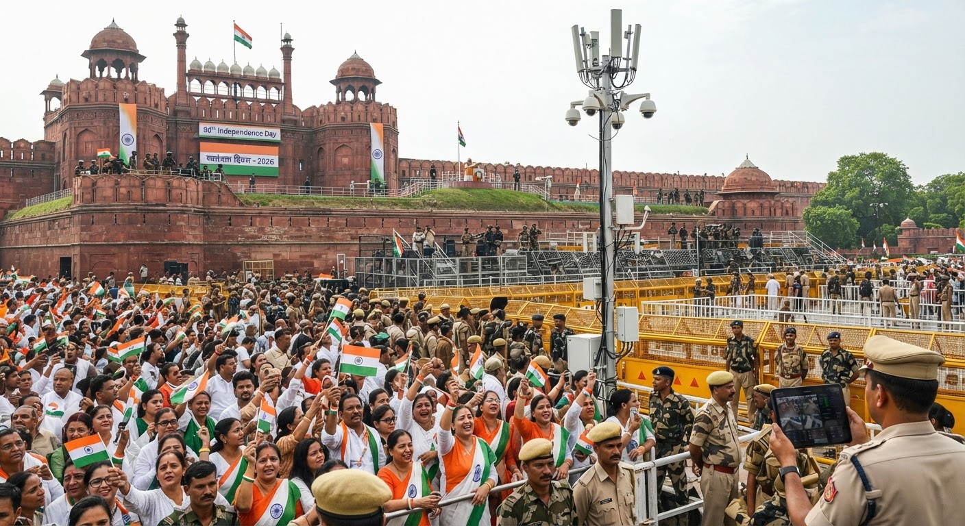 दिल्ली में कड़ी सुरक्षा के बीच मनाया गया 80वां स्वतंत्रता दिवस, लाल किले पर पीएम मोदी का संबोधन