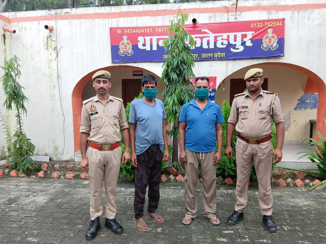 सहारनपुर में पुलिस की बड़ी कार्रवाई, दो वारण्टी अभियुक्त गिरफ्तार