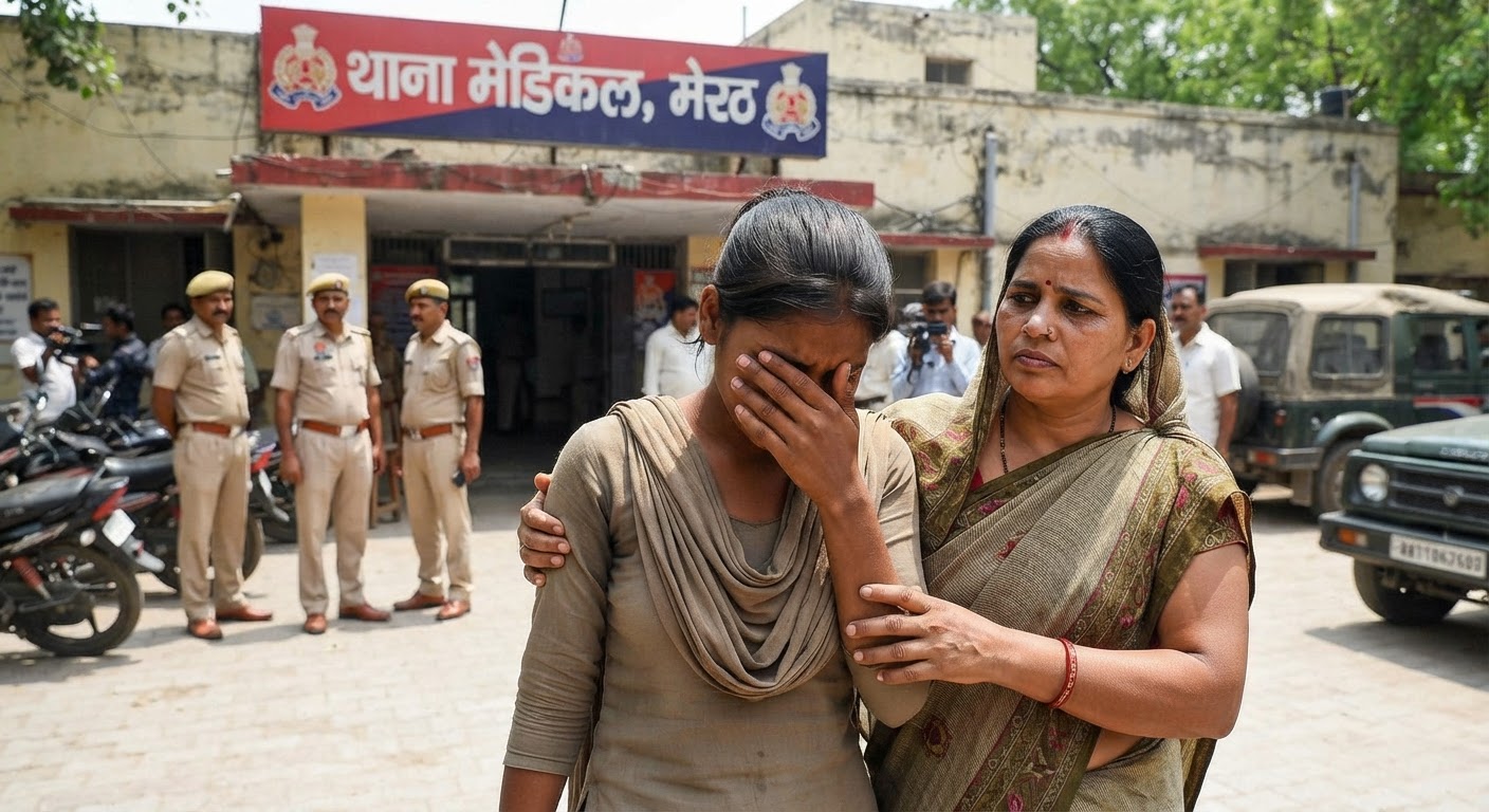 मेरठ में दलित छात्रा से दुष्कर्म का आरोपी दरोगा फरार, एसएसपी के आदेश पर मुकदमा दर्ज