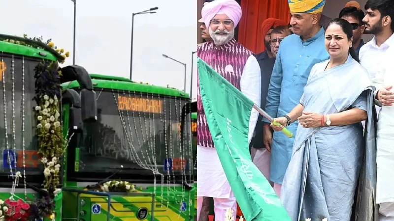 Delhi Government Launches 56 Dedicated Electric Buses for Women's Safety