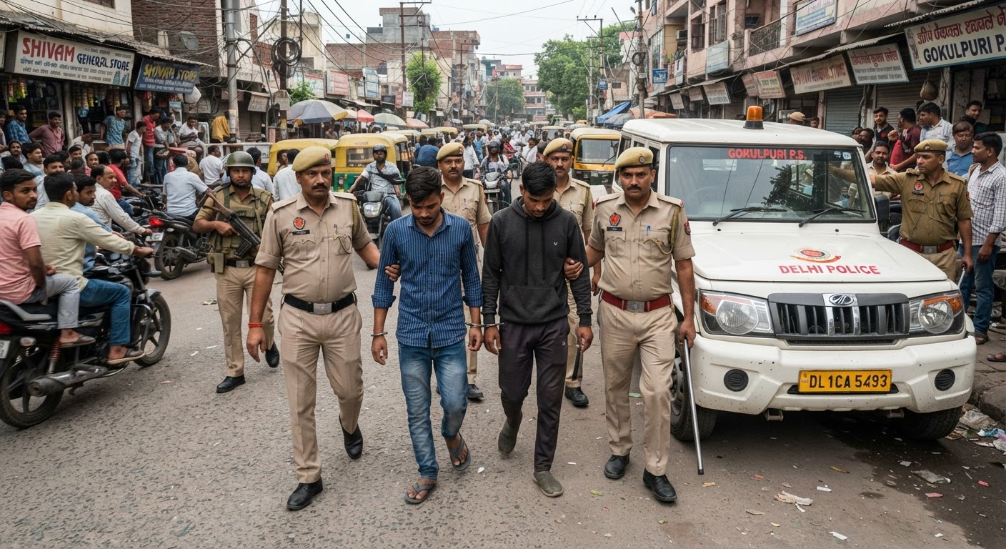 पूर्वी दिल्ली में सोशल मीडिया पर हथियार लहराने वाले दो युवक गिरफ्तार, भारी मात्रा में अवैध हथियार बरामद