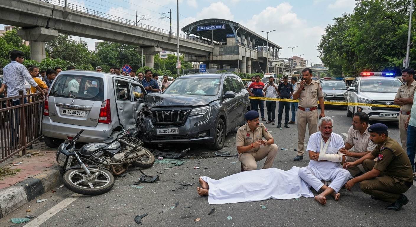 South Delhi Accident: तेज रफ्तार SUV की टक्कर से 71 वर्षीय महिला की मौत, पति घायल और आरोपी ड्राइवर गिरफ्तार