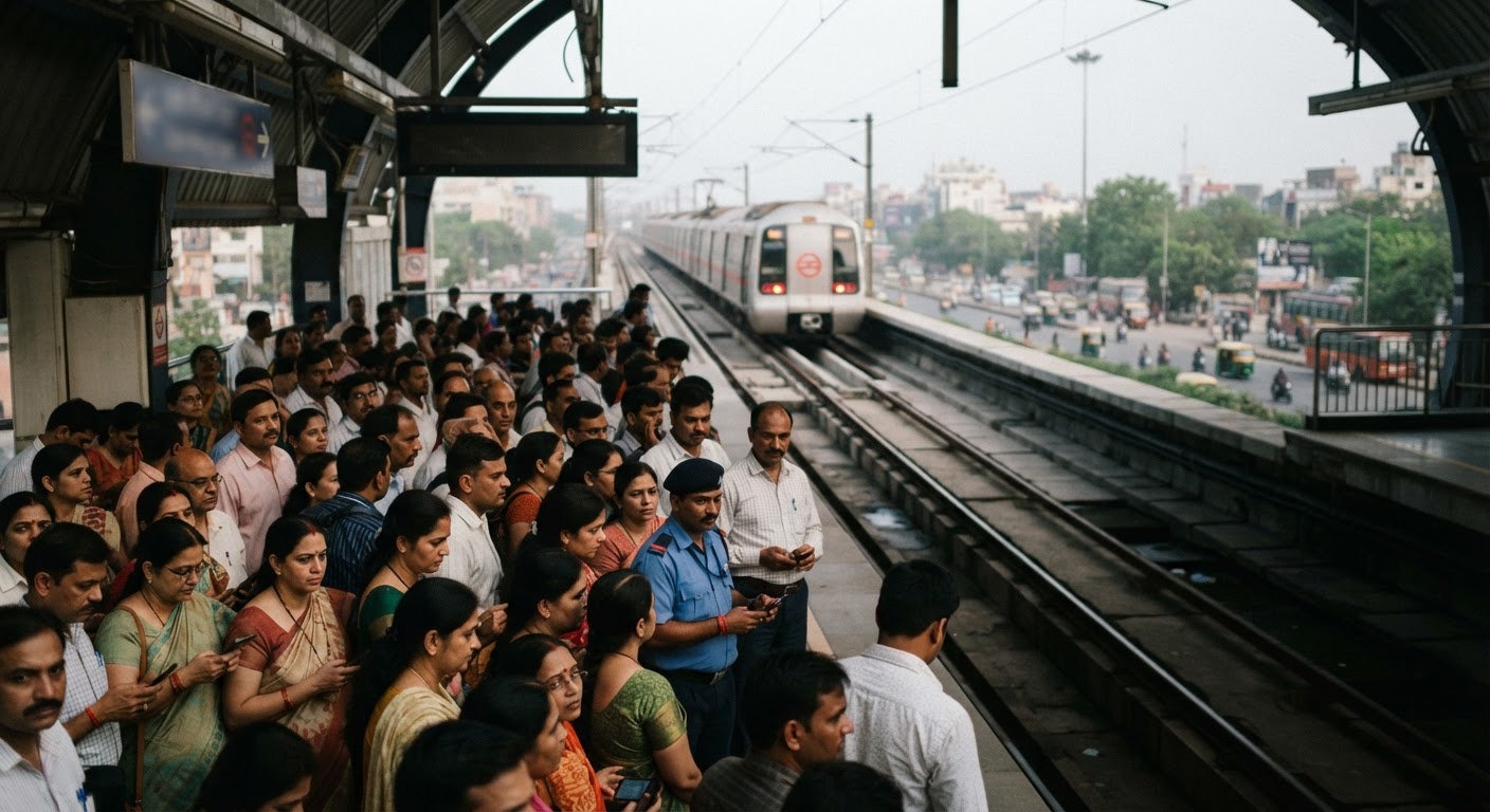दिल्ली मेट्रो की रेड लाइन पर सिग्नल में खराबी से सेवाएं प्रभावित