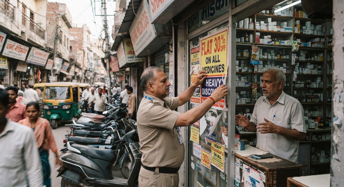 दिल्ली सरकार का कड़ा आदेश, दवा की दुकानों पर भ्रामक और झूठे डिस्काउंट विज्ञापनों पर लगी रोक