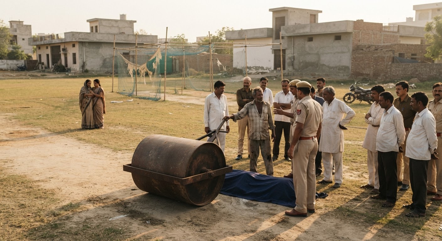 गुरुग्राम में दर्दनाक हादसा: क्रिकेट अकादमी में पिच रोलर के नीचे दबने से आठ साल के बच्चे की मौत