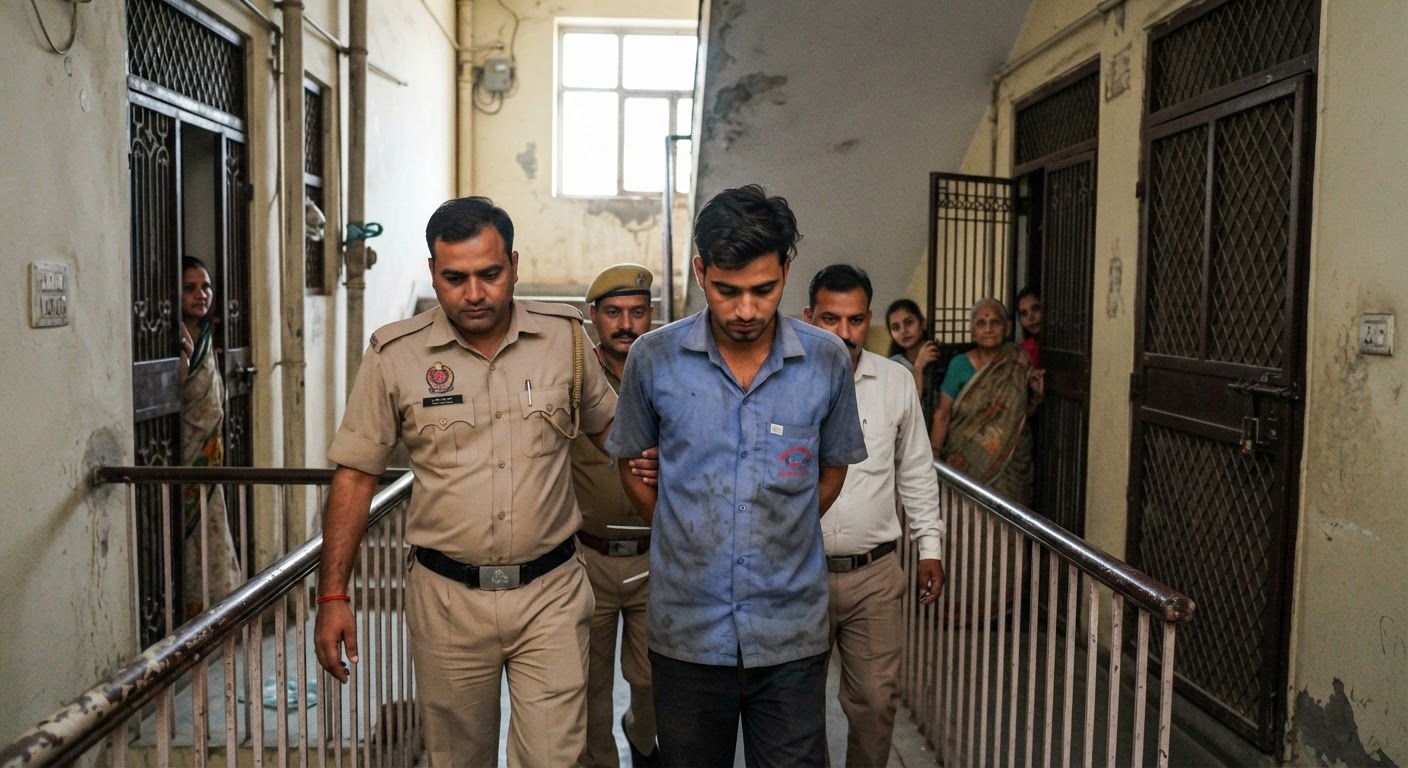 फरीदाबाद: सास-बहू को चाकू दिखाकर लूटपाट करने वाला आरोपी डिलीवरी बॉय गिरफ्तार